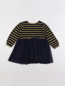 Boutchou - robe bleu, jaune - 18 mois