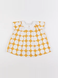 Jacadi - blouse blanc, jaune - 6 mois