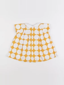 Jacadi - blouse blanc, jaune - 6 mois
