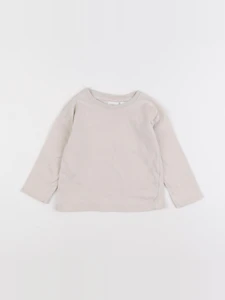 Zara - tee-shirt beige - 12/18 mois