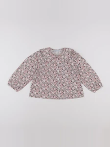Vertbaudet - blouse beige, bleu - 3 ans