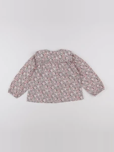Vertbaudet - blouse beige, bleu - 3 ans