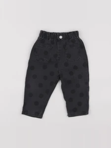 Zara - jean noir - 6/9 mois