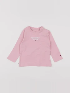 Tommy Hilfiger - tee-shirt rose - 3/6 mois