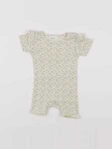Lil'Atelier - pyjama coton jaune, beige - 3 mois