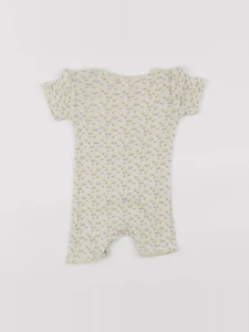 Lil'Atelier - pyjama coton jaune, beige - 3 mois