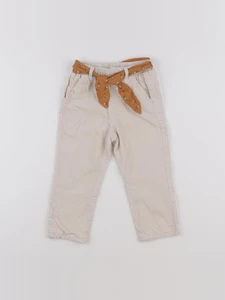 Vertbaudet - pantalon beige - 2 ans