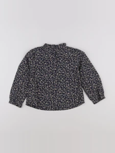 Vertbaudet - blouse bleu, beige - 4 ans