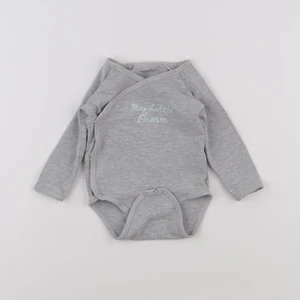 Vertbaudet - body gris - 9 mois