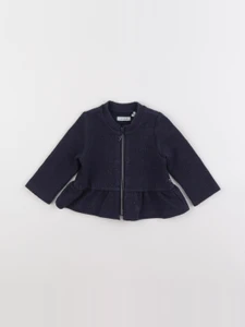 IKKS - sweat bleu - 6 mois