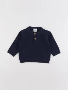 Tape à l'oeil - pull bleu - 6 mois