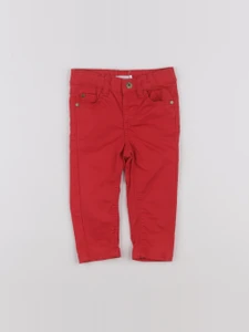 Boutchou - pantalon rouge - 6 mois