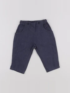 Jacadi - pantalon bleu - 12 mois