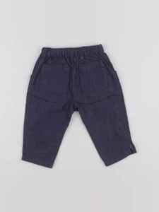 Jacadi - pantalon bleu - 12 mois