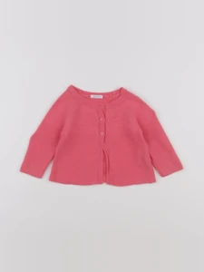 Boutchou - gilet rose - 6 mois