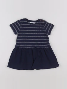 Boutchou - robe bleu - 12 mois
