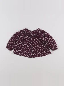 Boutchou - blouse violet - 6 mois