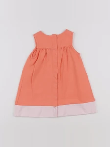 Petit Bateau - robe orange - 12 mois