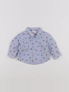 Tape à l'oeil - chemise bleu - 3 mois