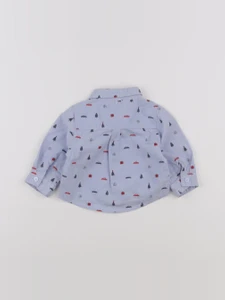 Tape à l'oeil - chemise bleu - 3 mois