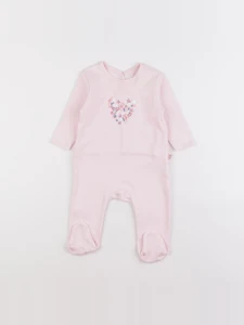 Carrément Beau - pyjama coton rose - 6 mois