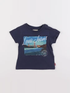 Levi's - tee-shirt bleu - 12 mois
