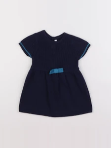 Jacadi - robe bleu - 12 mois