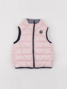 Petit Bateau - doudoune rose - 12 mois