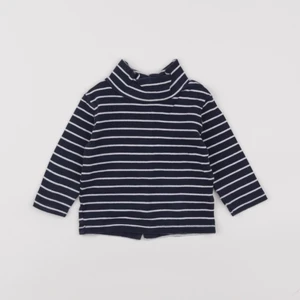 Vertbaudet - sous-pull bleu - 9 mois