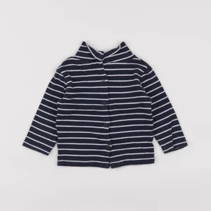 Vertbaudet - sous-pull bleu - 9 mois