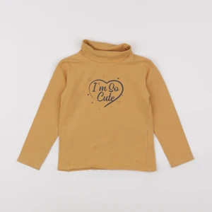 Vertbaudet - sous-pull jaune - 4 ans