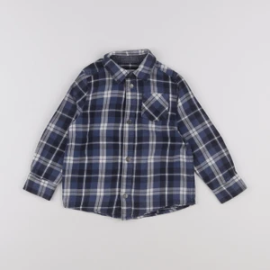 Vertbaudet - chemise blanc, bleu - 4 ans