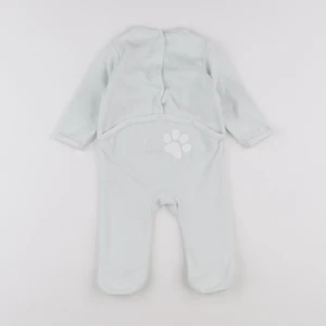 Vertbaudet - pyjama velours vert - 6 mois