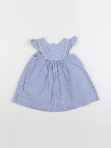 Jacadi - robe bleu - 12 mois