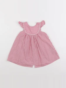 Jacadi - robe rose - 12 mois