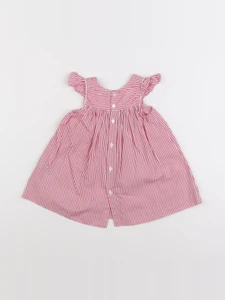 Jacadi - robe rose - 12 mois