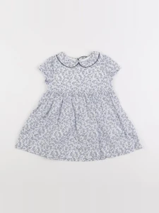 Jacadi - robe bleu - 12 mois