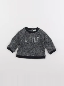 Boutchou - sweat bleu - 6 mois