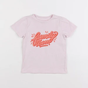 Vertbaudet - tee-shirt rose - 6 mois