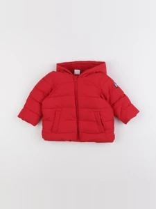 Petit Bateau - doudoune rouge - 6 mois