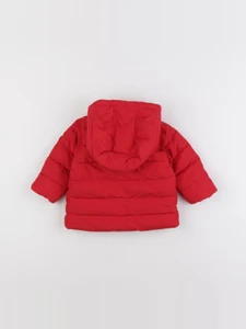 Petit Bateau - doudoune rouge - 6 mois