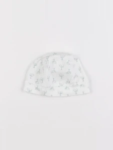 Petit Bateau - bonnet blanc - 12 mois