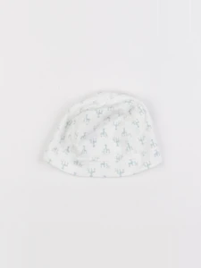 Petit Bateau - bonnet blanc - 12 mois