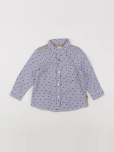 IKKS - chemise blanc, bleu - 18 mois