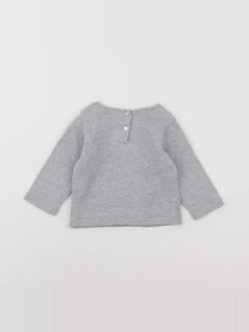 Jacadi - pull gris - 6 mois