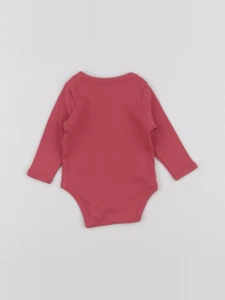 Vertbaudet - body rose - 3 mois