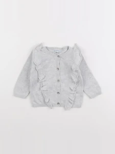 Vertbaudet - gilet gris - 6 mois