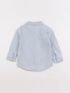 H&M - chemise bleu - 18/24 mois
