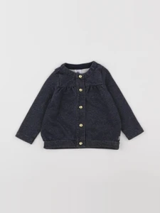 Petit Bateau - sweat bleu, or - 18 mois