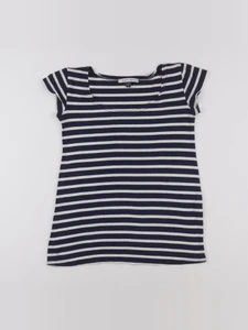 Envie de fraise - tee-shirt grossesse blanc, bleu - 36 à 38
